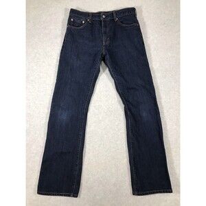 Levis 517 Jeans Men 34x36 (Fits 33x34.5) Bootcut Dark Wash Cotton Western Preppy